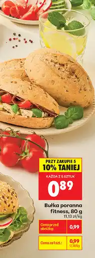 Biedronka Bułka poranna fitness oferta