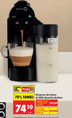 Biedronka Ekspres do kawy Q Milk Qool Evolution oferta