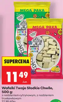 Biedronka Wafelki Twoje Słodkie Chwile oferta