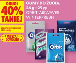 Biedronka Gumy do żucia Orbit, Airwaves, Winterfresh, 26 g - 29 g oferta