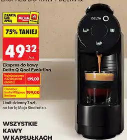 Biedronka Ekspres do kawy Delta Q Qool Evolution oferta