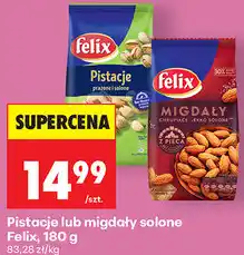 Biedronka Pistacje lub migdały solone Felix oferta