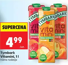 Biedronka Tymbark Vitamini, 1 l, różne rodzaje oferta