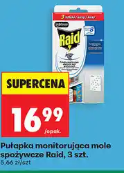 Biedronka Pułapka monitorująca mole spożywcze Raid, 3 szt oferta
