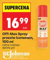 Biedronka Off! Max Spray przeciw komarom oferta