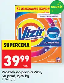 Biedronka Proszek do prania Vizir, 50 prań oferta