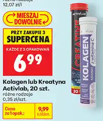 Biedronka Kolagen lub Kreatyna Activlab, 20 szt oferta