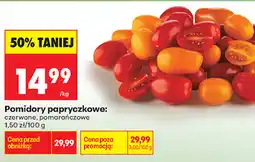 Biedronka Pomidory papryczkowe czerwone, pomarańczowe oferta
