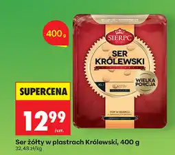 Biedronka Ser żółty w plastrach Królewski oferta