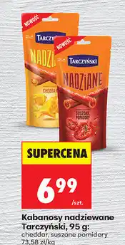 Biedronka Kabanosy nadziewane Tarczyński oferta