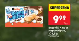 Biedronka Batoniki Kinder Happy Hippo oferta