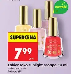 Biedronka Lakier Joko sunlight escape, 10 ml różne rodzaje oferta