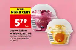 Biedronka Lody w kubku Marletto oferta