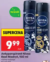 Biedronka Antyperspirant Nivea Real Madryt, 150 ml różne rodzaje oferta