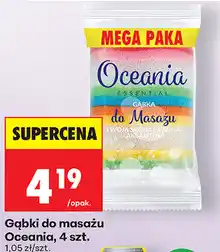 Biedronka Gąbki do masażu Oceania, 4 szt oferta