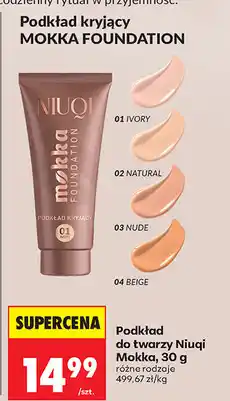 Biedronka Podkład do twarzy Niuqi Mokka oferta