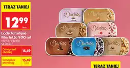 Biedronka Lody familijne Marletto 900 ml różne rodzaje oferta