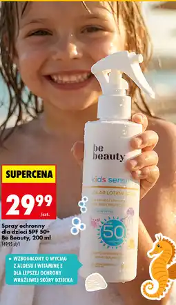 Biedronka Spray ochronny dla dzieci SPF 50+ Be Beauty, 200 ml oferta