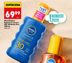 Biedronka Nawilżający balsam w sprayu SPF 30 Nivea Sun oferta