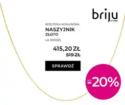Briju Naszyjnik komunijny złoto oferta