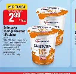 Polomarket Smietanka homogenizowana 18% Jana oferta