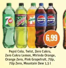 Mirabelka Napoje Pepsi, Mirinda, 7UP oferta