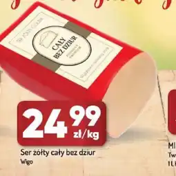 Avita Wigo Ser żółty cały bez dziur oferta