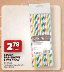 Stokrotka Market Słomki papierowe Let’s Cook oferta