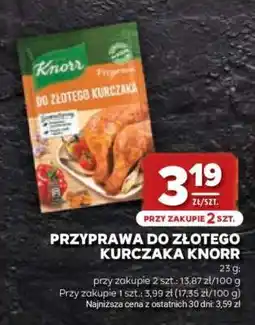 Stokrotka Market Przyprawa do Złotego Kurczaka Knorr oferta