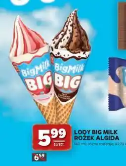 Stokrotka Market Lody Big Milk Rożek Algida oferta