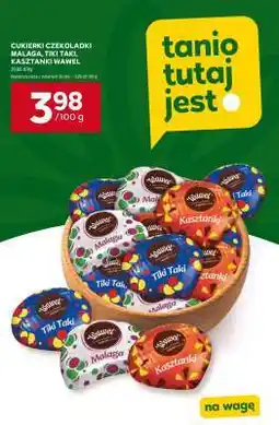 Stokrotka Market Cukierki czekoladki Malaga, Tiki Taki, Kasztanki Wawel oferta