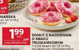 Stokrotka Market DONUT Z NADZIENIEM O SMAKU TRUSKAWKOWYM oferta