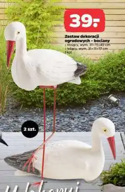 Netto Zestaw dekoracji ogrodowych - bociany oferta