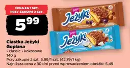 Netto Ciastka Jeżyki Goplana oferta