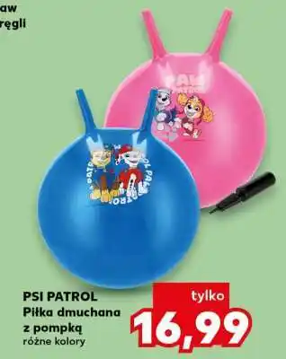 PSI PATROL Piłka dmuchana z pompką