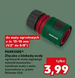 Kaufland PARKSIDE Złączka z blokadą wody oferta