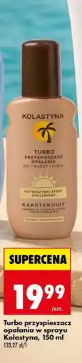 Biedronka Turbo przyspieszacz opalania w sprayu Kolastyna, 150 ml oferta