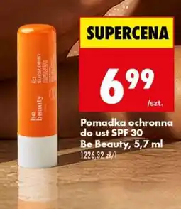 Biedronka Pomadka ochronna do ust SPF 30 Be Beauty, 5,7 ml oferta