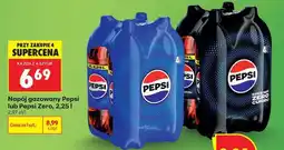 Biedronka Napój gazowany Pepsi lub Pepsi Zero, 2,25 l oferta