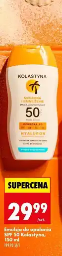 Biedronka Emulsja do opalania SPF 50 Kolastyna, 150 ml oferta