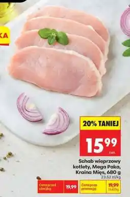 Biedronka Schab wieprzowy kotlety, Mega Paka, Kraina Mięs, 680 g oferta