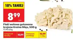 Biedronka Flaki wołowe gotowane krojone Kraina Mies 500 g oferta
