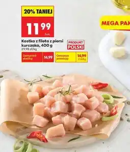 Biedronka Kostka z fileta z piersi kurczaka 400 g oferta