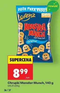 Biedronka Chrupki Monster Munch, 140 g oferta