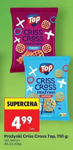 Biedronka Prażynki Criss Cross Top, 110 g oferta