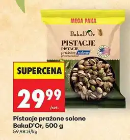 Biedronka Pistacje prażone solone BakaD’Or, 500 g oferta