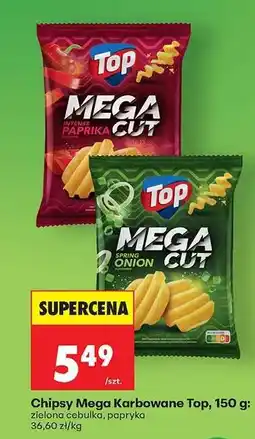 Biedronka Chipsy Mega Karbowane Top, 150 g oferta