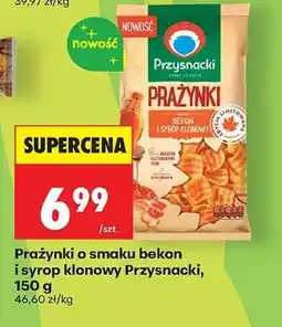 Biedronka Prażynki o smaku bekon i syrop klonowy Przysnacki, 150 g oferta