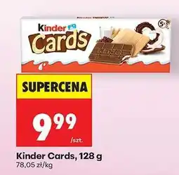Biedronka Kinder Cards, 128 g oferta
