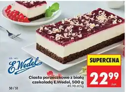 Biedronka Ciasto porzeczkowe z białą czekoladą E.Wedel, 500 g oferta